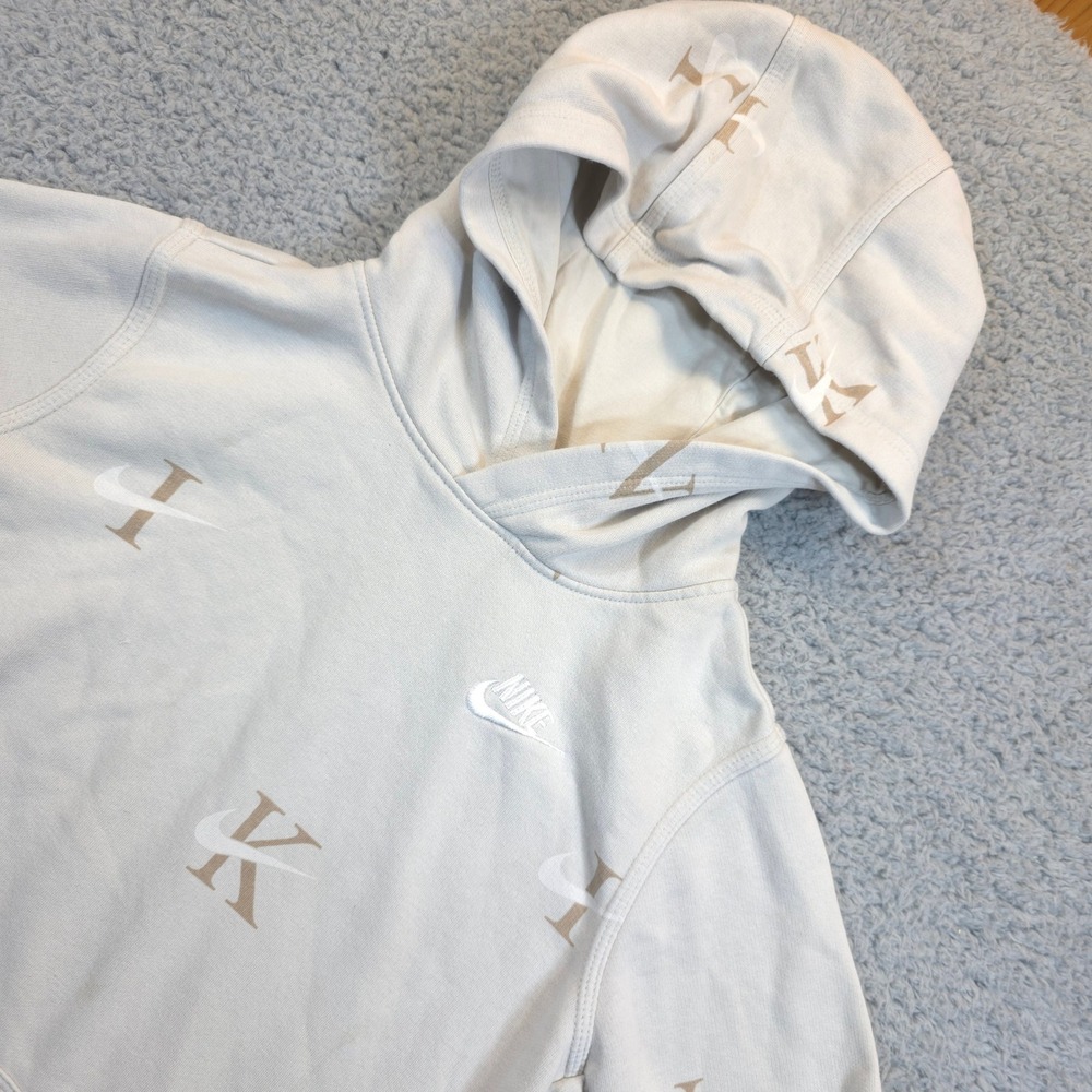 Nike Pullover Hoodie Spell‎ Out Logo Sweatshirt Athleisure Comfy Large